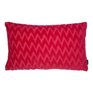 Linen & More Cleo Kussen chevron roze 30x50cm
