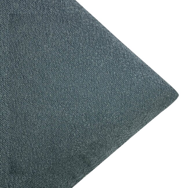 Linen & More King Bouclé Kussen ijs blauw 45x45cm