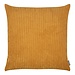 Linen & More Duke Velvet Rib kussen honing geel 45x45cm
