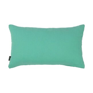 Linen & More Flannel aqua green Cushion 30 x 50 cm