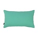 Linen & More Flannel aqua green Cushion 30 x 50 cm