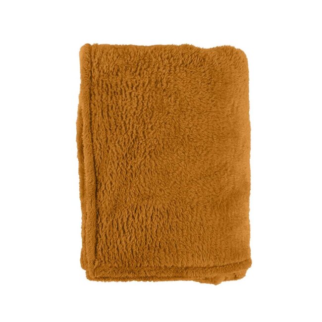 Linen & More Todd Plaid honinggeel 140x200cm