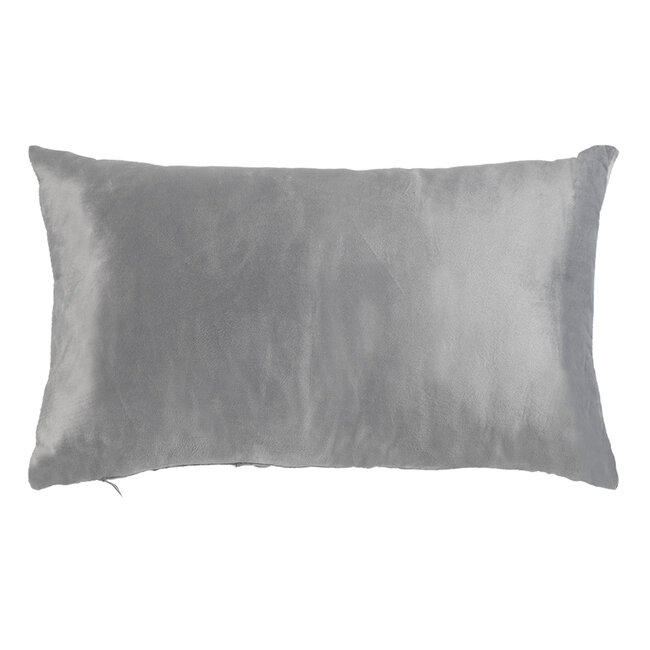 Linen & More Cushion velvet l. grey & corduroy 30 x 50 cm