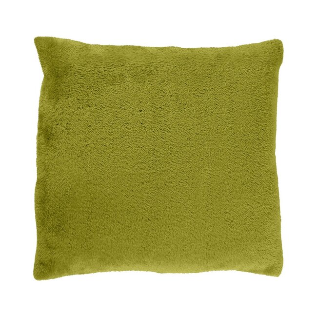 Linen & More Todd kussen olijf groen 45x45cm