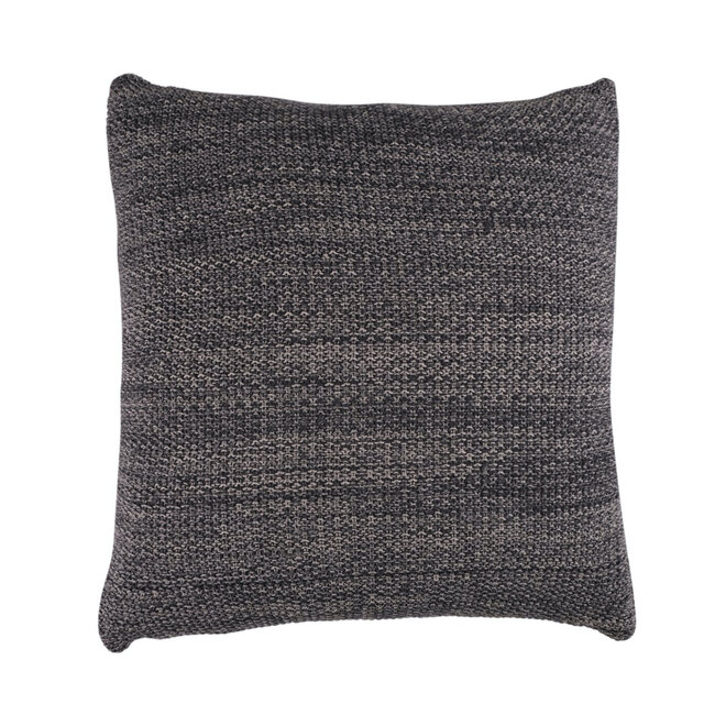 Linen & More Cushion Ashwell knit 45x45 aqua melange