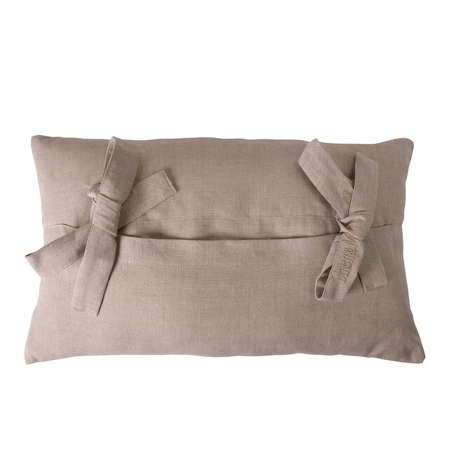 Linen & More Cushion Jasmin 30x50 ties line