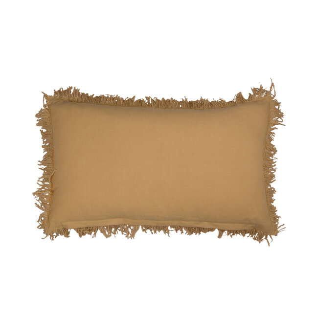 Linen & More Lioni kussen geel 30x50cm