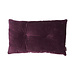 Linen & More Kyle 2 Buttons kussen donker berry 30x50cm