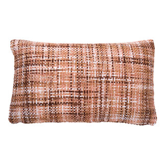 Linen & More Yara kussen roze bruin 30x50cm