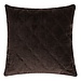 Linen & More Moroccan Velvet kussen bruin 60x60cm