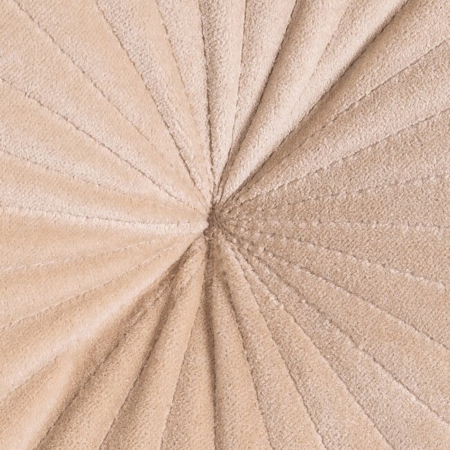 Linen & More Daisy kussen beige dia40x10cm