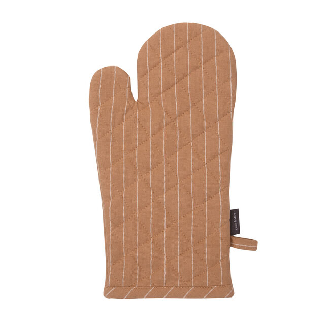 Linen & More Pinstripe Ovenwant c. geel 18x33cm