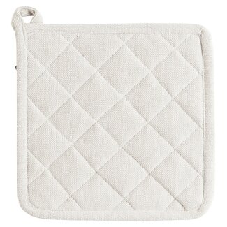 Linen & More Indi Pannenlap Onderzetter ivoor 20x20cm