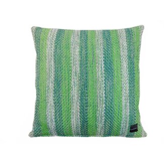 Linen & More Multi Weave kussen groen 60x60cm