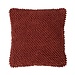 Linen & More Jumbo Dots kussen roodbruin 45x45cm