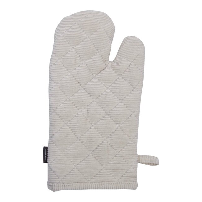 Linen & More Corduroy ovenwant beige 18x33cm