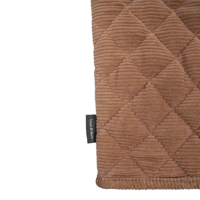 Linen & More Corduroy ovenwant bruin 18x33cm