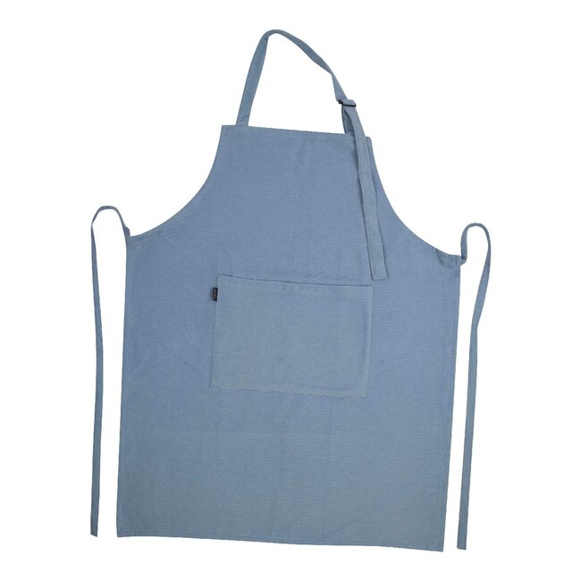 Linen & More Corduroy schort blauw 75x90cm