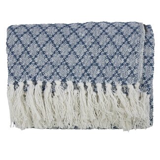 Linen & More Capri Blue Mix Throw 130x170 cm