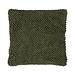 Linen & More Jumbo dots olive green cushion 45x45 cm