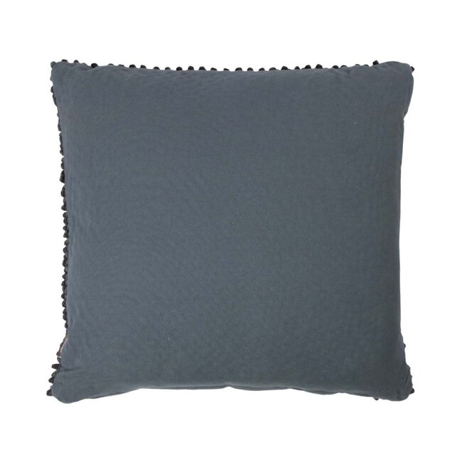 Linen & More Jumbo Dots kussen blauw 45x45cm