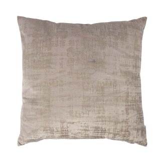 Linen & More 1340922 Vintage Velvet sand cushion 50 cm x 50 cm