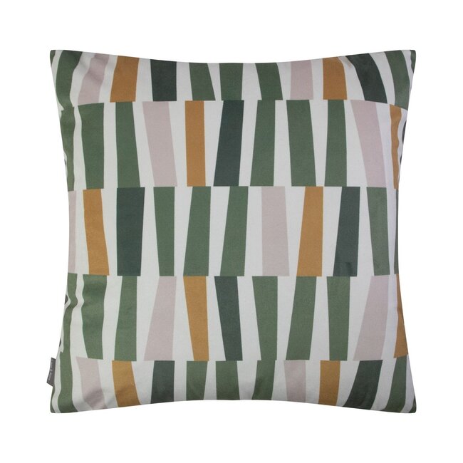 Linen & More Osaka kussen fotoprint groen 45x45cm