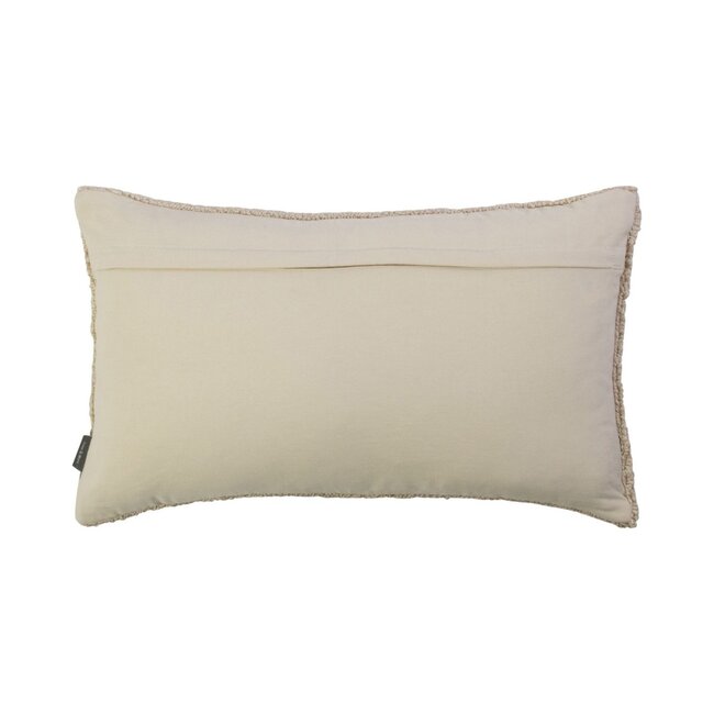 Linen & More Kussen Gebreid Xmas beige groen 30x50cm
