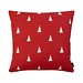 Linen & More Teresa Kussen boom wit rood 45x45cm