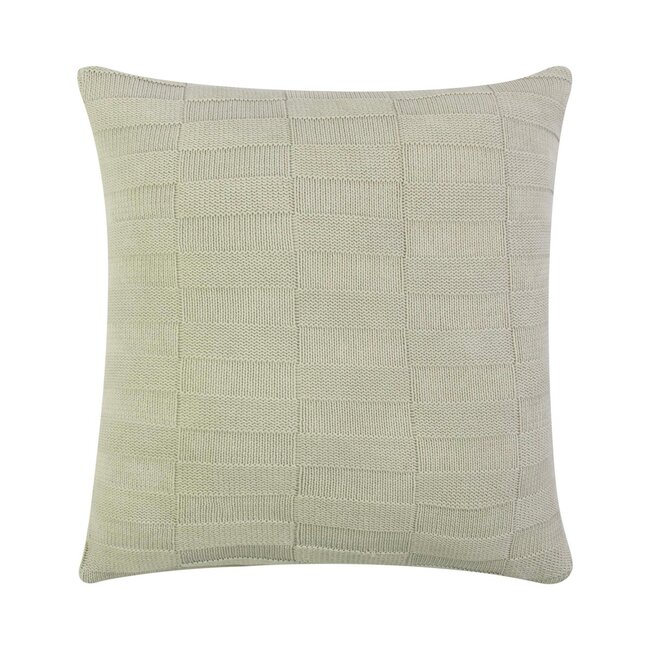 Linen & More Jorvik Kussen licht groen 45x45cm