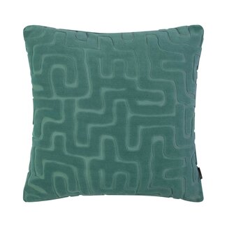 Linen & More Jaxon Kussen groen 45x45cm