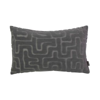 Linen & More Jaxon Kussen grijs 30x50cm