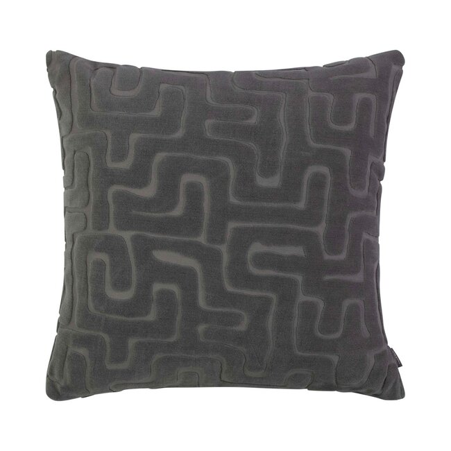 Linen & More Jaxon Kussen grijs 45x45cm