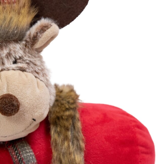 Linen & More Gebreide Rudolf windstopper rood 30x88cm