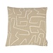 Linen & More Roy chenille jaquard kussen creme 45x45cm
