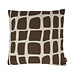 Linen & More Doby chenille jaquard kussen taupe 45x45cm