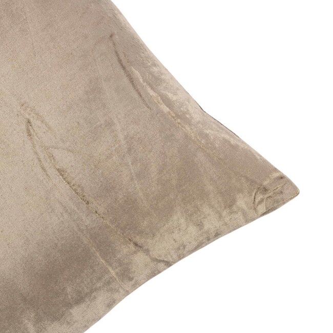 Linen & More Coussin Ezra Taupe 45x45 cm