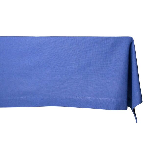 Linen & More Delfts blauw Uni Tafelkleed Textiel 140x240cm