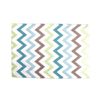 Linen & More Multi Zigzag Placemat Porcela 35x50cm