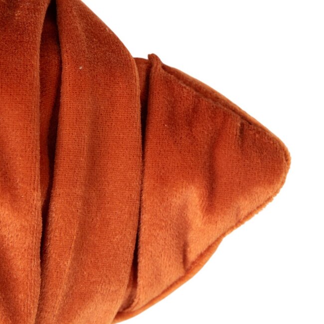 Linen & More Folded rust Cushion cover 30 x 50 cm