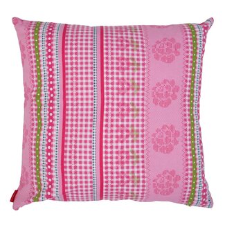 Linen & More Kussen Lisa roze 50x50cm