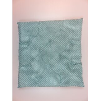 Linen & More Little Diamond stoelkussen blauw 40x40cm+5cm