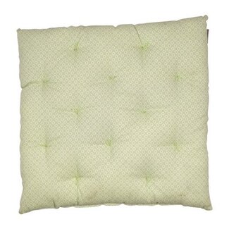 Linen & More Little Diamond stoelkussen geel 40x40cm+5cm