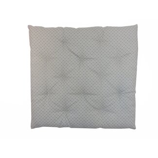 Linen & More Little Diamond stoelkussen gebroken wit 40x40cm+5cm