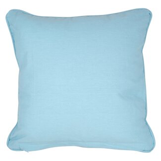 Linen & More Cushion Duo face 40x40 turquoise
