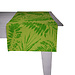 Linen & More Palm Leaf Tafelloper lime 50x140cm