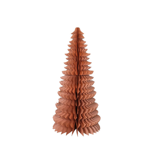 Linen & More X Mas Tree Decoratief papieren ornament licht roze 130cm