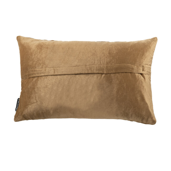 Linen & More Folded kussen goud 30x50cm