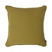 Linen & More Solid kussen groen 45x45cm