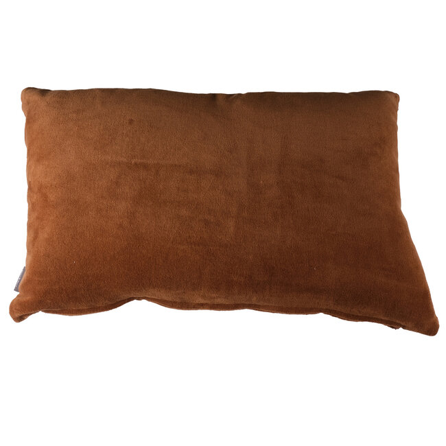 Linen & More Giraffe Foil kussen roodbruin 30x50cm